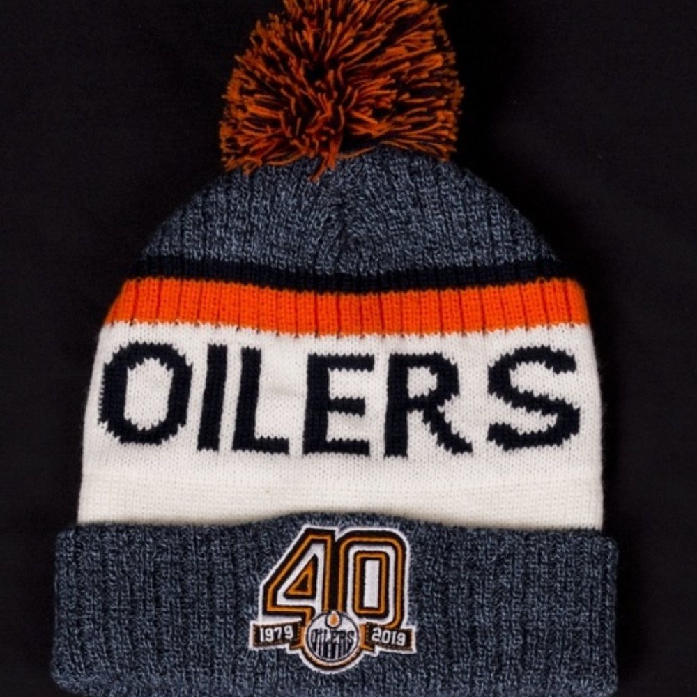 Edmonton Oilers Limited Edition 40th Anniversary Lavender Toque